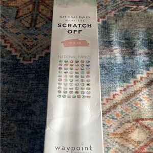 National Parks Scratch Off Poster - Multicolor